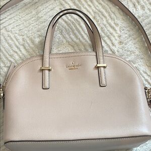 Kate Spade Beige Leather Satchel